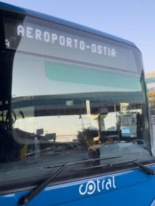 Bus vom Flughafen FCO nach Lido di Ostia