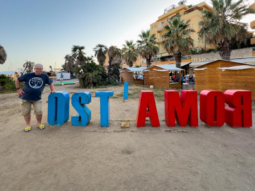 Lido di Ostia als Ausgangspunkt zu einer Reise nach Rom