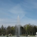 Hauptbrunnen im französischen Garten