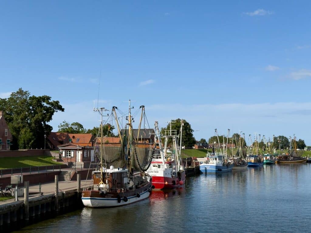 Krabbenkutterflotte in Greetsiel