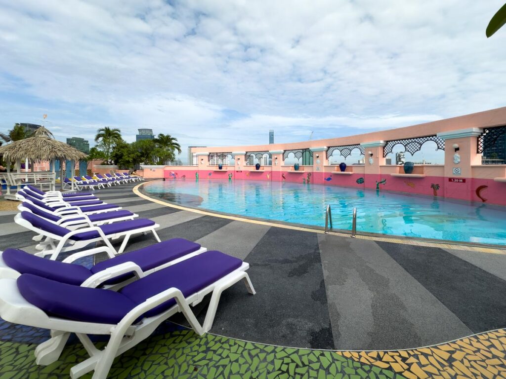 Der Pool, klein, aber fein