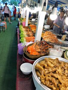 Foodmarkt in Pratunam