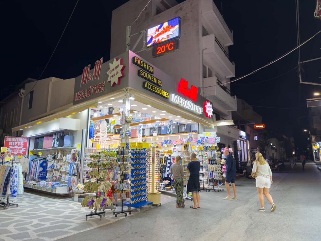 Einkaufen in Chersonissos