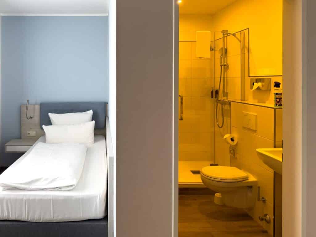 Einzelzimmer im Dormero Hotel Wilhelmshaven