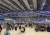 Flughafen Bangkok: SAT-1 und die unterirdische Bahn Flughafen Bangkok Abreiseebene