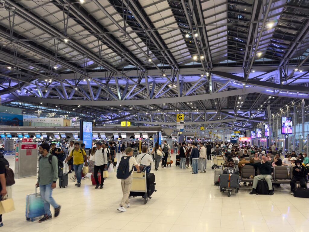 Flughafen Bangkok Abreiseebene