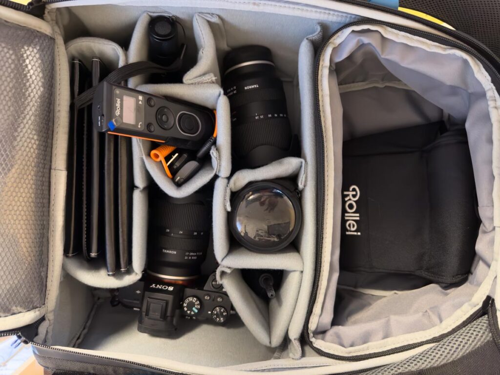Fotoausrüstung für Reisen