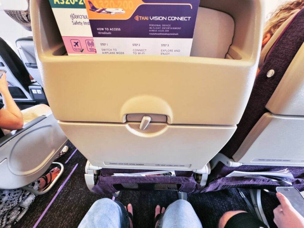 Thai Airways Sitzabstand Kurzstrecke